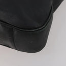 GUCCI Bamboo Hand Bag Leather 2way Black Gold Tone 001 0166 1577 Auth ep15347-14