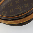 LOUIS VUITTON Monogram Jeune Fille GM Shoulder Bag M51225 LV Auth ep15352-18
