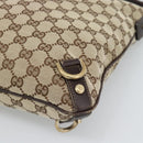 GUCCI GG Canvas Shoulder Bag Beige Gold Tone 131326 Auth ep15356A-9