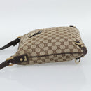 GUCCI GG Canvas Shoulder Bag Beige Gold Tone 131326 Auth ep15356A-3