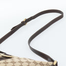 GUCCI GG Canvas Shoulder Bag Beige Gold Tone 131326 Auth ep15356A-8