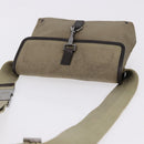 GUCCI Waist Bag Canvas Beige Silver 92543 Auth ep15357-6