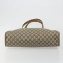 GUCCI GG Supreme Tote Bag PVC Leather Beige Gold Tone 56 02 998 Auth ep15360-11