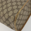 GUCCI GG Supreme Tote Bag PVC Leather Beige Gold Tone 56 02 998 Auth ep15360-12