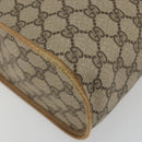 GUCCI GG Supreme Tote Bag PVC Leather Beige Gold Tone 56 02 998 Auth ep15360-13