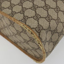 GUCCI GG Supreme Tote Bag PVC Leather Beige Gold Tone 56 02 998 Auth ep15360-15