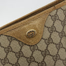 GUCCI GG Supreme Tote Bag PVC Leather Beige Gold Tone 56 02 998 Auth ep15360-17