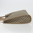 GUCCI GG Supreme Tote Bag PVC Leather Beige Gold Tone 56 02 998 Auth ep15360-5