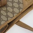 GUCCI GG Supreme Tote Bag PVC Leather Beige Gold Tone 56 02 998 Auth ep15360-7
