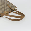 GUCCI GG Supreme Tote Bag PVC Leather Beige Gold Tone 56 02 998 Auth ep15360-9