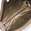 GUCCI GG Supreme Clutch Bag PVC Leather Beige Brown Auth ep15361-10