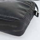 GUCCI GG Implementation Shoulder Bag PVC Black Silver 233268 Auth ep15366A-9