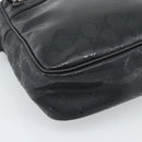 GUCCI GG Implementation Shoulder Bag PVC Black Silver 233268 Auth ep15366A-14