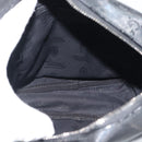 GUCCI GG Implementation Shoulder Bag PVC Black Silver 233268 Auth ep15366A-11