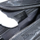 GUCCI GG Implementation Shoulder Bag PVC Black Silver 233268 Auth ep15366A-12