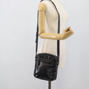 GUCCI GG Implementation Shoulder Bag PVC Black Silver 233268 Auth ep15366A-24
