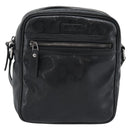 GUCCI GG Implementation Shoulder Bag PVC Black Silver 233268 Auth ep15366A-13
