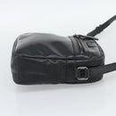 GUCCI GG Implementation Shoulder Bag PVC Black Silver 233268 Auth ep15366A-4