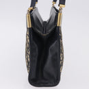 Christian Dior Trotter Canvas Shoulder Bag Navy Gold Tone Auth ep15368A-4