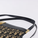 Christian Dior Trotter Canvas Shoulder Bag Navy Gold Tone Auth ep15368A-8