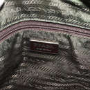 PRADA Hand Bag Leather Red Black Auth ep15370-18