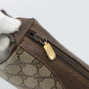 GUCCI GG Supreme Shoulder Bag PVC Leather Beige Gold Tone 89 02 018 Auth ep15372-10