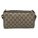 GUCCI GG Supreme Shoulder Bag PVC Leather Beige Gold Tone 89 02 018 Auth ep15372-2