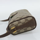 GUCCI GG Supreme Shoulder Bag PVC Leather Beige Gold Tone 89 02 018 Auth ep15372-3