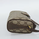GUCCI GG Supreme Shoulder Bag PVC Leather Beige Gold Tone 89 02 018 Auth ep15372-4