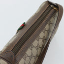 GUCCI GG Supreme Shoulder Bag PVC Leather Beige Gold Tone 89 02 018 Auth ep15372-6