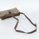 GUCCI GG Supreme Shoulder Bag PVC Leather Beige Gold Tone 89 02 018 Auth ep15372-7