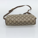 GUCCI GG Supreme Shoulder Bag PVC Leather Beige Gold Tone 89 02 018 Auth ep15372-5
