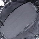 Christian Dior Canage Hand Bag Canvas Black Silver Auth ep15375-11