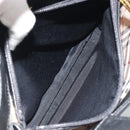 BURBERRY Hand Bag Leather Black Gold Tone Auth ep15378-22