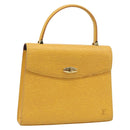 LOUIS VUITTON Epi Malesherbes Hand Bag Tassili Yellow M52379 LV Auth ep15379-1