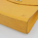 LOUIS VUITTON Epi Malesherbes Hand Bag Tassili Yellow M52379 LV Auth ep15379-10