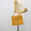 LOUIS VUITTON Epi Malesherbes Hand Bag Tassili Yellow M52379 LV Auth ep15379-23