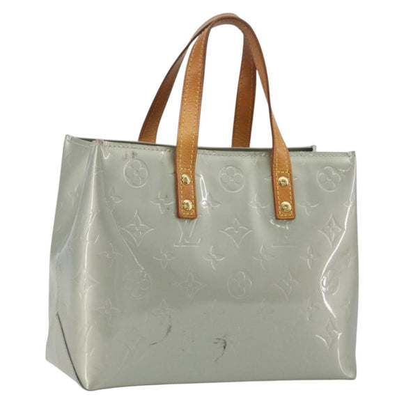 LOUIS VUITTON Monogram Vernis Reade PM Hand Bag Gris M91145 LV Auth ep15380