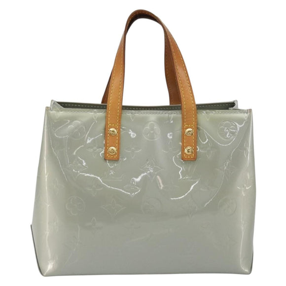 LOUIS VUITTON Monogram Vernis Reade PM Hand Bag Gris M91145 LV Auth ep15380