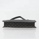 CELINE Macadam Accessory Pouch PVC Leather Black Gold Tone Auth ep15382A-9