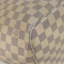 LOUIS VUITTON Damier Azur Neverfull MM Tote Bag N41605 LV Auth ep15383-15