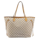 LOUIS VUITTON Damier Azur Neverfull MM Tote Bag N41605 LV Auth ep15383-13