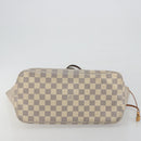 LOUIS VUITTON Damier Azur Neverfull MM Tote Bag N41605 LV Auth ep15383-5