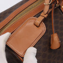 CELINE Macadam Boston Bag PVC Leather Brown Gold Tone Auth ep15384A-15