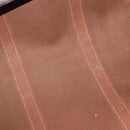 CELINE Macadam Boston Bag PVC Leather Brown Gold Tone Auth ep15384A-18