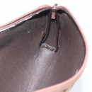 Christian Dior Trotter Canvas Pouch Brown Gold Tone Auth ep15385-11