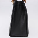 GUCCI Bamboo Hand Bag Leather Black Gold Tone Auth ep15386-3