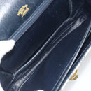 GUCCI GG Supreme Shoulder Bag PVC Leather Navy Gold Tone Auth ep15387-11