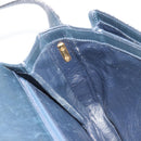 GUCCI GG Supreme Shoulder Bag PVC Leather Navy Gold Tone Auth ep15387-19