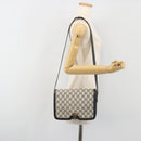 GUCCI GG Supreme Shoulder Bag PVC Leather Navy Gold Tone Auth ep15387-23